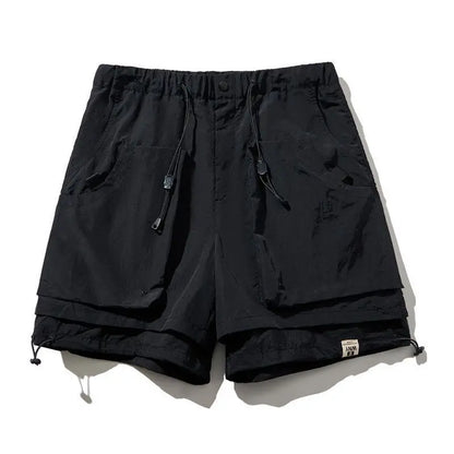 Kairo — Lightweight Nylon Cargo Shorts with Adjustable Fit