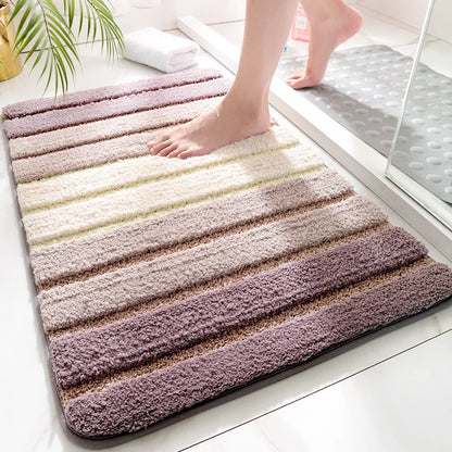 Liora — Organic Cashmere Bath Rug with Non-Slip Backing