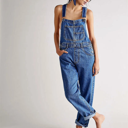 Vistara Overalls — Comfortable Flexible Denim with Adjustable Straps