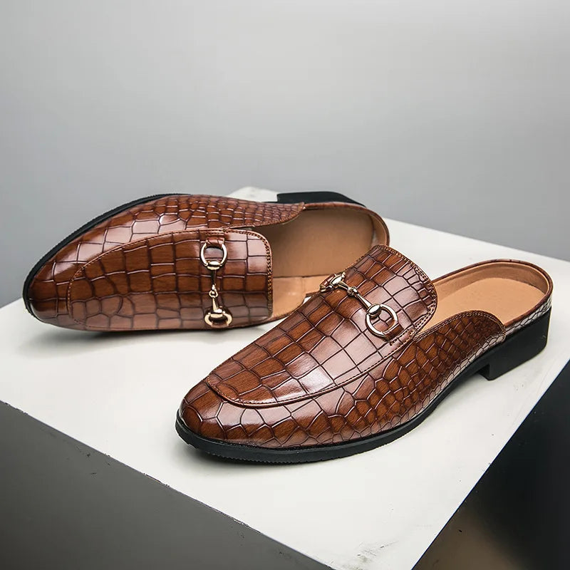 Froxen Genuine Leather Mules