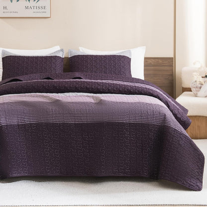 NoirZen™ Quilt Set — Wrap Yourself in Bold Style and All-Season Cloudlike Comfort