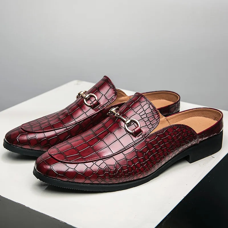Froxen Genuine Leather Mules
