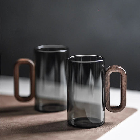 Smoked Gradient Glass Mug™ — Ignite Your Daily Ritual with Stunning Style and Comfort