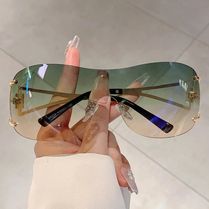 Lioren Shield — Oversized Wraparound Sunglasses with UV400 Protection