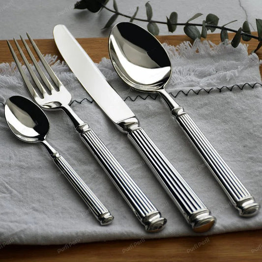 VeroLux™ Elite Flatware — Command Respect and Dine Like Royalty Every Time