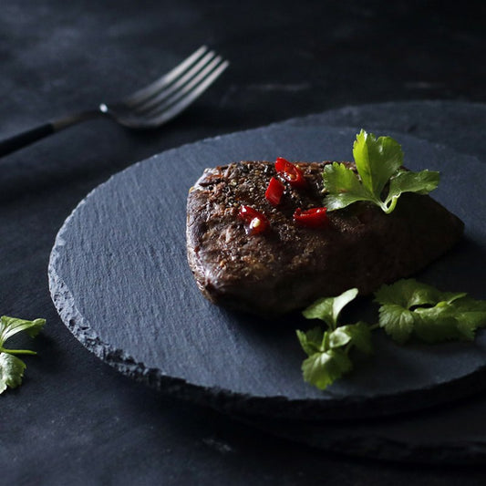 Merrow SlatePlate — Durable Black Serving Plate for Hot & Cold Dishes