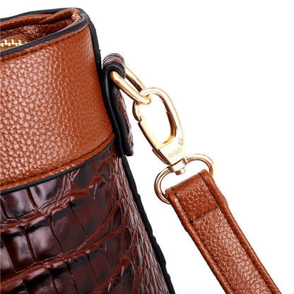 Norla — Vintage Croc Handbag with Convertible Design