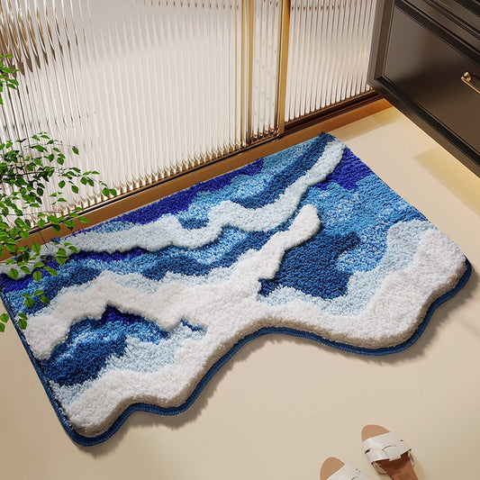Elan Bora Blue Mat™ — Step Into Soothing Luxury That Warms and Protects Every Inch