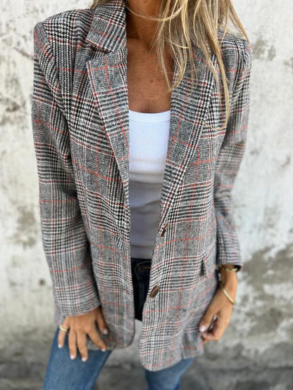 Liora — Women's Breathable Cotton Blazer with Tailored Fit