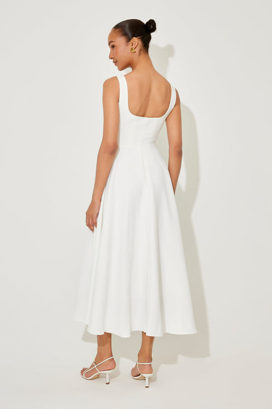 Celestara™ Flow Midi Dress — Own Every Room with Effortless, Jaw-Dropping Elegance