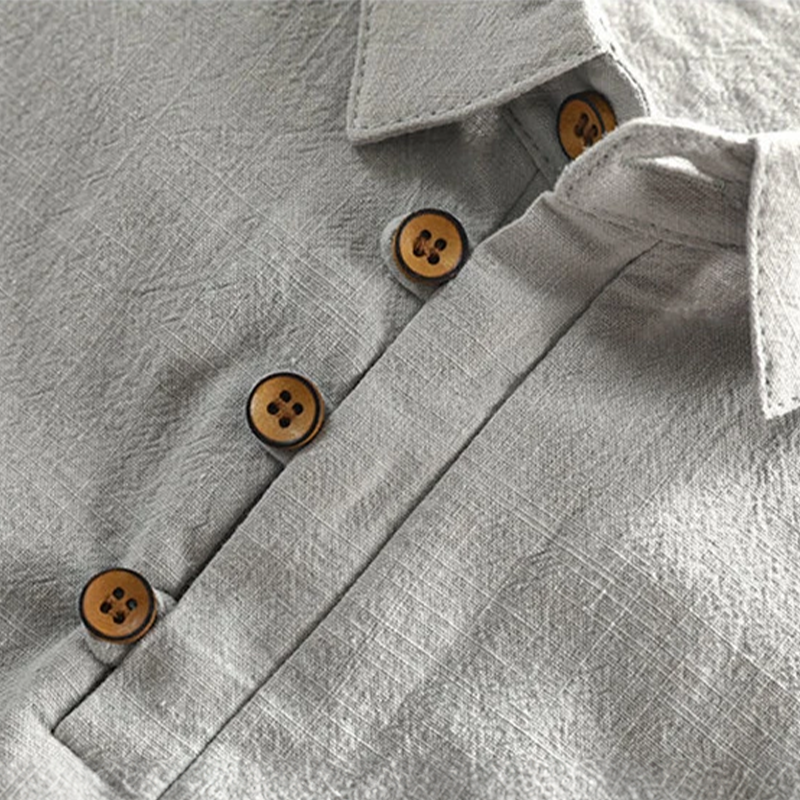 Norla — Breathable Linen-Cotton Polo Shirt with Relaxed Fit