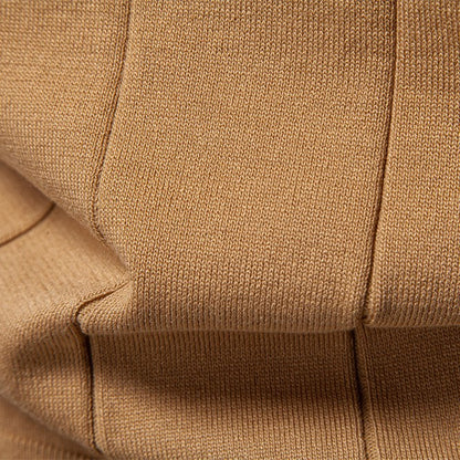 Corvinis — Men's Breathable Zip Collar Polo Shirt with Knit Texture