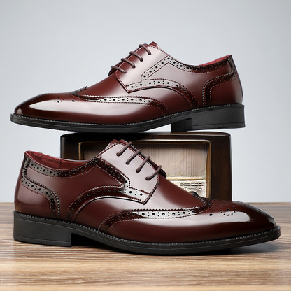 SH-CambridgeBrogue™ — Command Attention with All-Day Power and Style