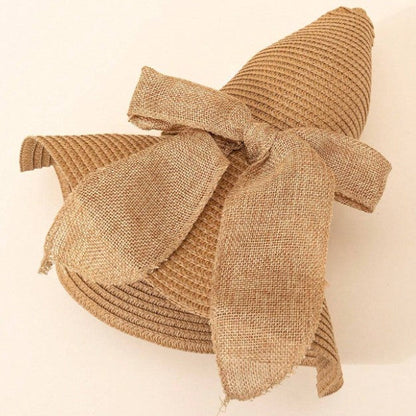 Lioren — Wide-Brim Straw Sun Hat with Adjustable Fit