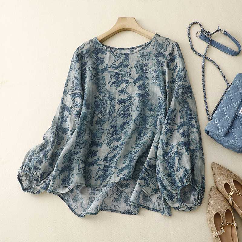 VELORA LINEN BLOUSE