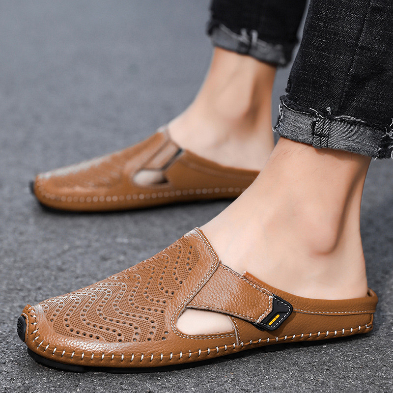 Norlo — Genuine Italian Leather Sandals with Breathable Comfort