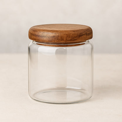 Acacia Glass Kitchen Storage Jars™ — Unlock Pantry Perfection with Stylish, Flavor-Sealing Freshness