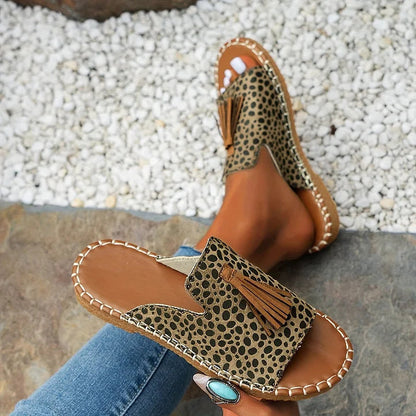 Nevara — Women's Boho Tassel Sandals with Cushioned Comfort