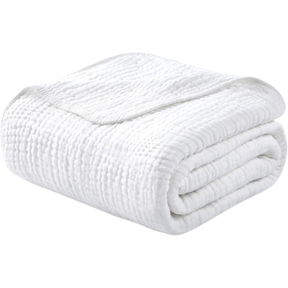 Avrena — 100% Cotton Muslin Blanket with Breathable Softness