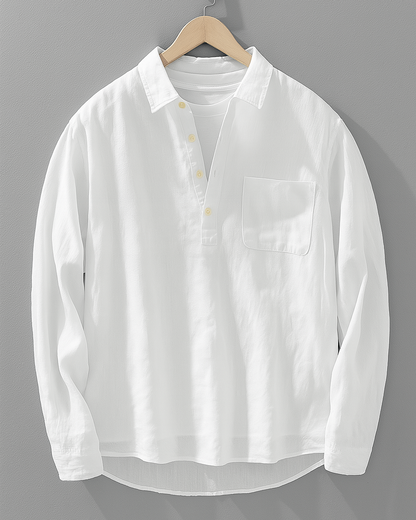 Half-Placket Shirt™ — Experience Effortless Comfort and Style That Keeps You Moving All Day