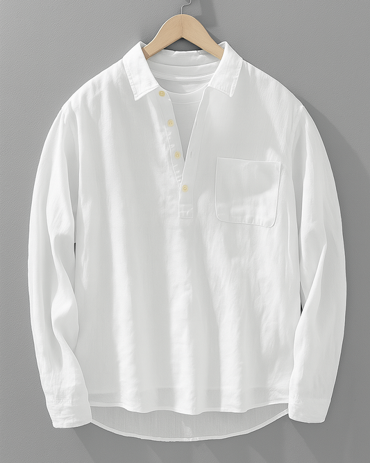 Half-Placket Shirt™ — Experience Effortless Comfort and Style That Keeps You Moving All Day