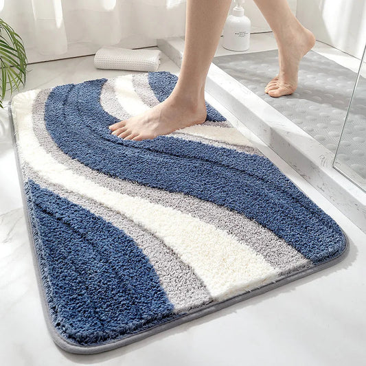 Virella — Organic Cashmere-Soft Bath Rug with Non-Slip Backing