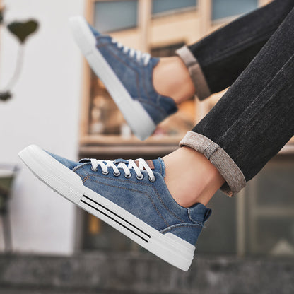 Vireo — Orthopedic Denim Sneakers with Cushioned Support