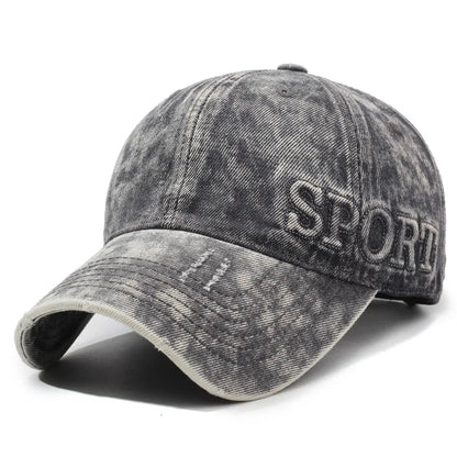Norla Cap — Vintage Denim Sports Hat with Adjustable Fit