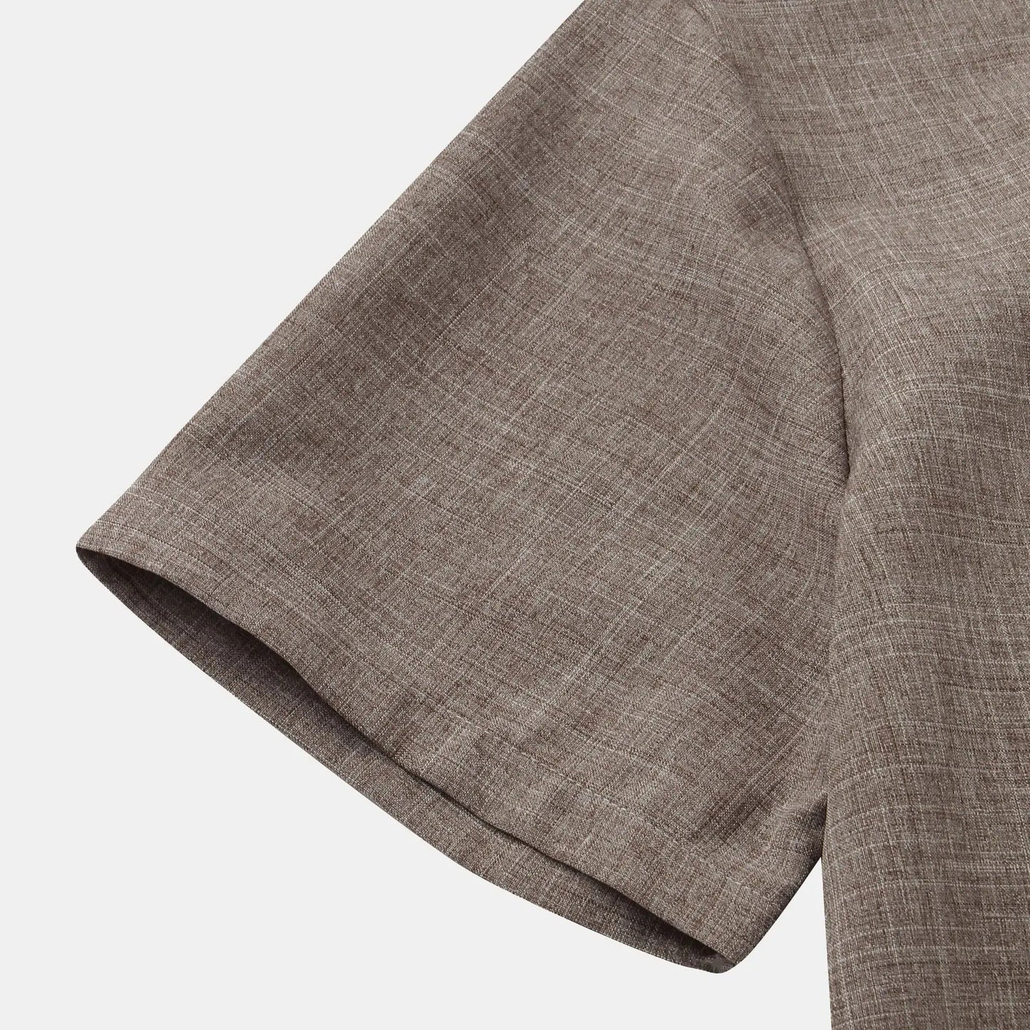Linton — Lightweight Cotton-Linen Summer Shirt with Mandarin Collar