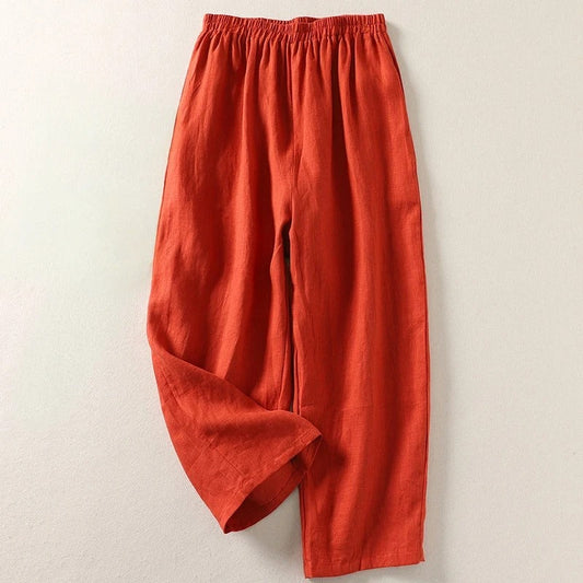 AeroLuxe Linen™ Pants — Feel Fresh and Command Every Room with Effortless Cool Comfort
