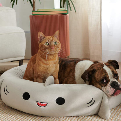NorlaLux — Plush Pet Bed for Cats and Dogs with Non-Slip Base