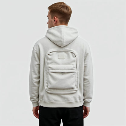 Tazziro TravelShell — Men's Jacket with Built-In Hidden Backpack