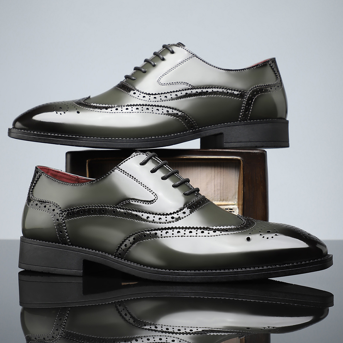 SH-CambridgeBrogue™ — Command Attention with All-Day Power and Style