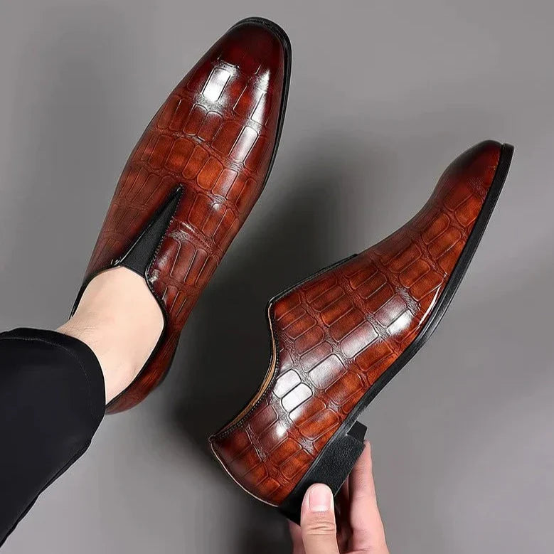 Elowen — Genuine Leather Slip-On Shoes with Orthopedic Comfort