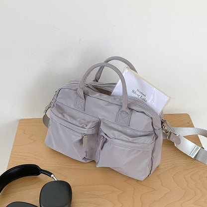Kalen — Lightweight Nylon Crossbody Bag with Zipper Compartment