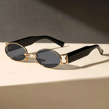Liora — Oval Frame Sunglasses with UV Protection and Adjustable Fit