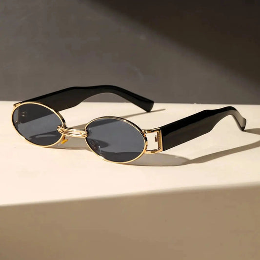 Liora — Oval Frame Sunglasses with UV Protection and Adjustable Fit