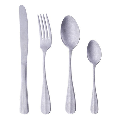 StoneVale™ Ultra Matte Silverware Set — Grip Every Meal with Bold Luxury and Timeless Power