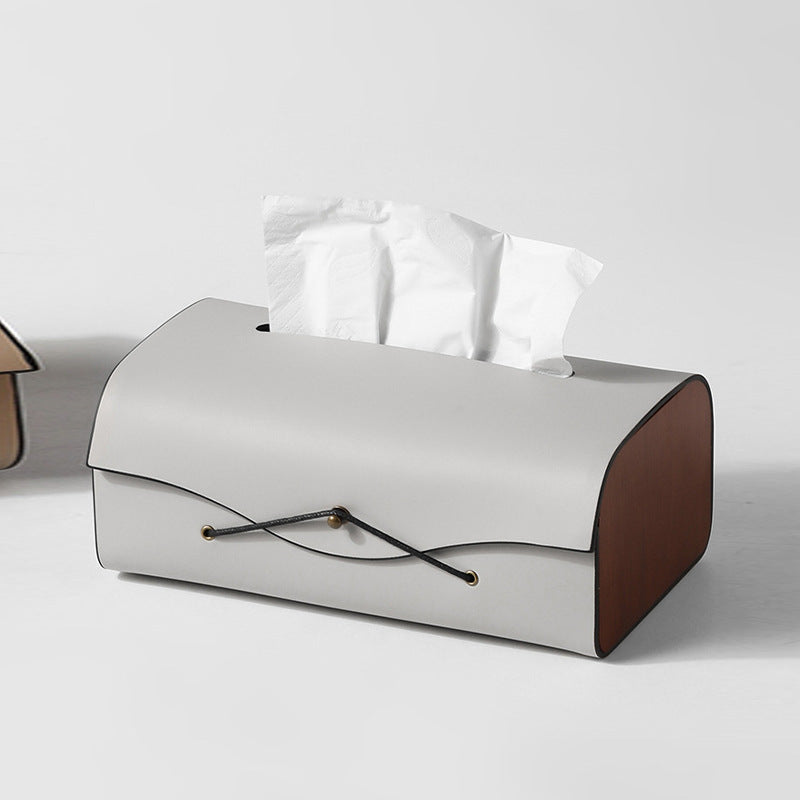 Brutal Elegance Leather Tissue Box™ — Transform Any Room Into a Bold Statement of Power and Prestige