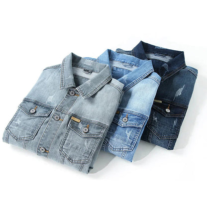 Bone-Hard Denim Jacket™ — Command Respect with Every Powerful Fade and Unstoppable Edge