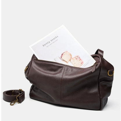 Lioren — Women's Genuine Leather Soft Minimalist Casual Tote Bag