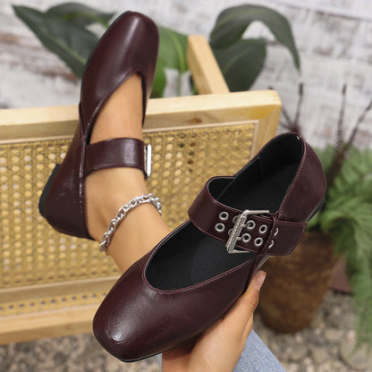 SquareToe Flats™ — Step Into Unstoppable Comfort and Bold, Head-Turning Style