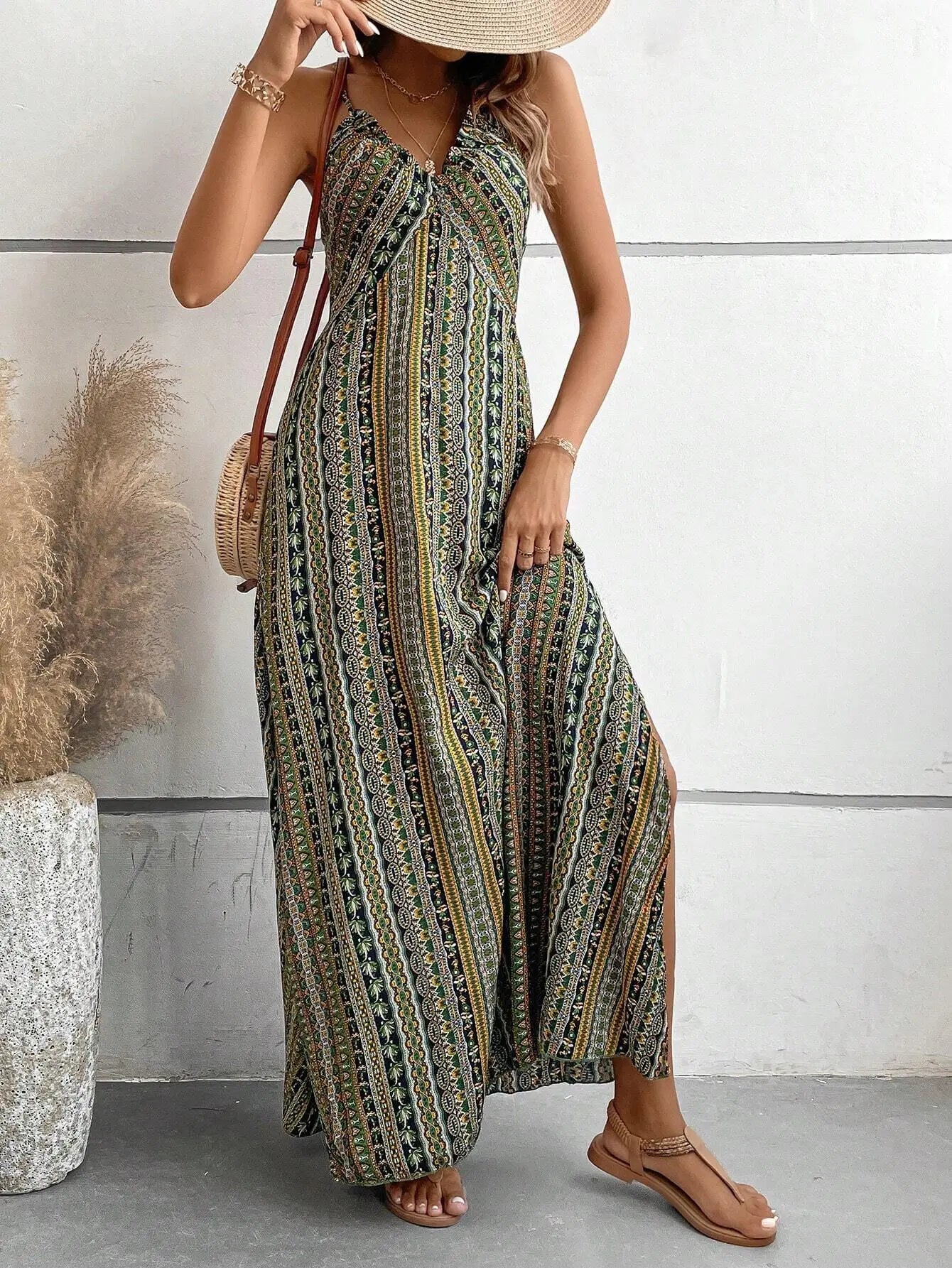 Nuvora Boho Backless Sundress