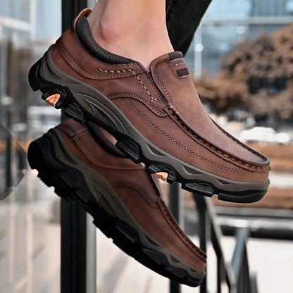 Cowhide Cruiser™ — Conquer Every Step with Unmatched Comfort and Grip
