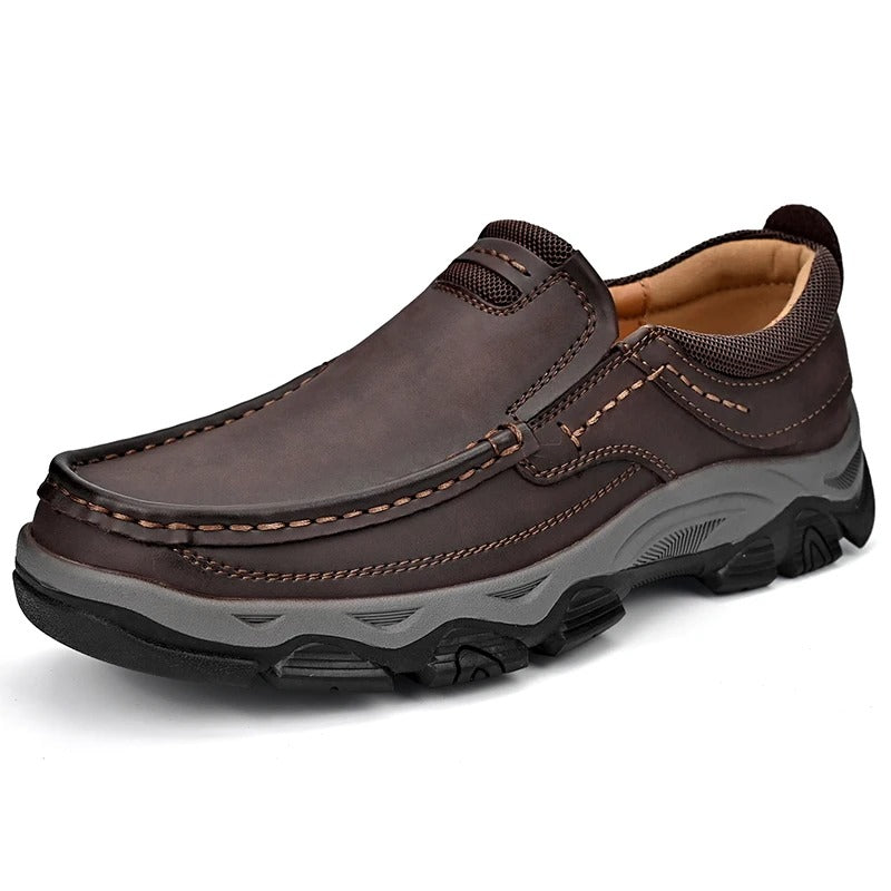 Cowhide Cruiser™ — Conquer Every Step with Unmatched Comfort and Grip