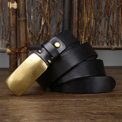 Full-Grain Leather Belt™ — Command Attention with Timeless Strength and Unstoppable Style