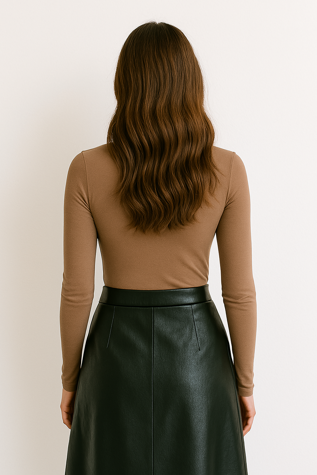 Crew Neck Long-Sleeve Bodysuit - Soft, Second Skin Fit | Nexara