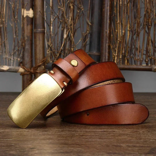 Full-Grain Leather Belt™ — Command Attention with Timeless Strength and Unstoppable Style