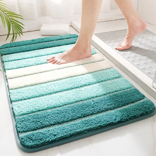 Liora — Organic Cashmere Bath Rug with Non-Slip Backing