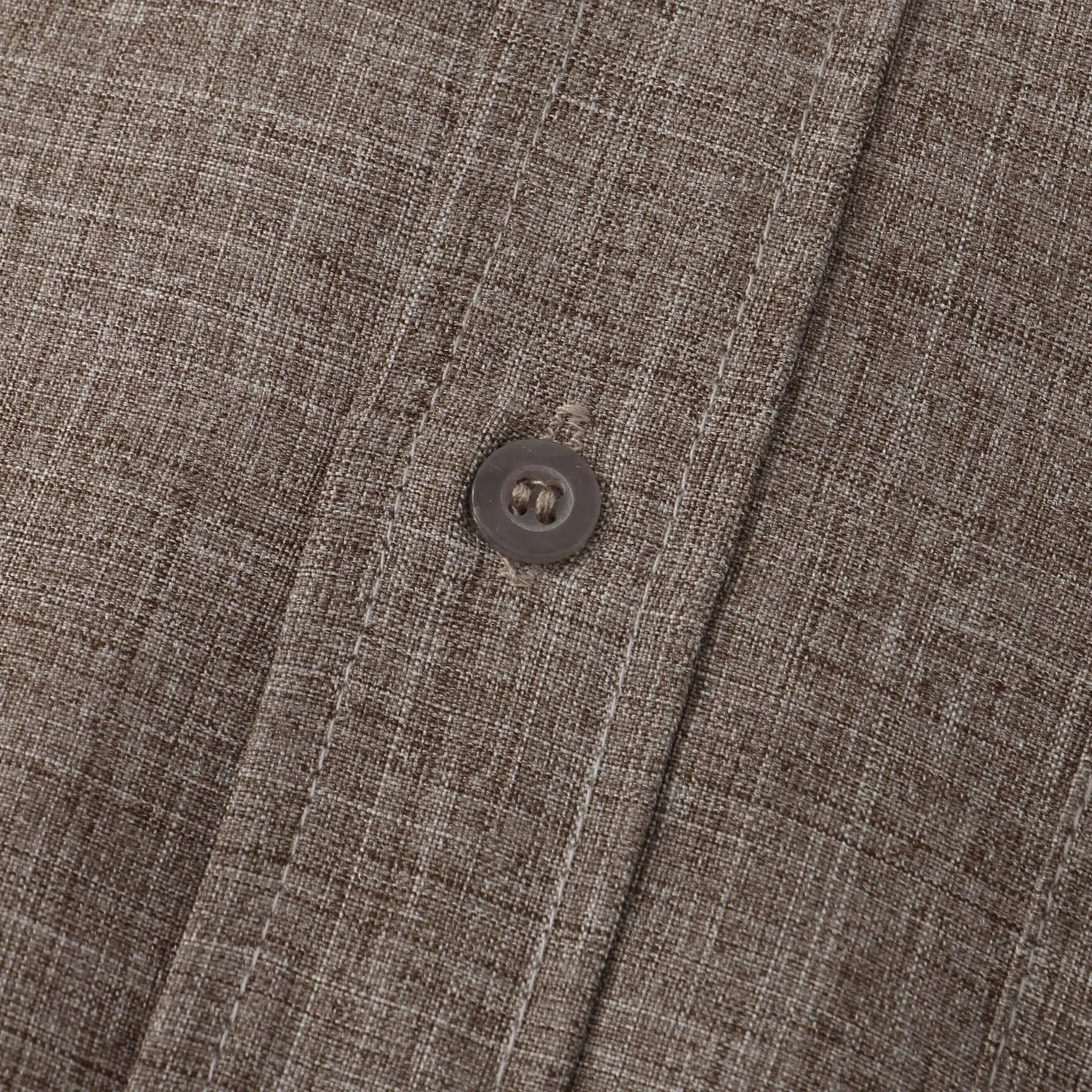 Linton — Lightweight Cotton-Linen Summer Shirt with Mandarin Collar
